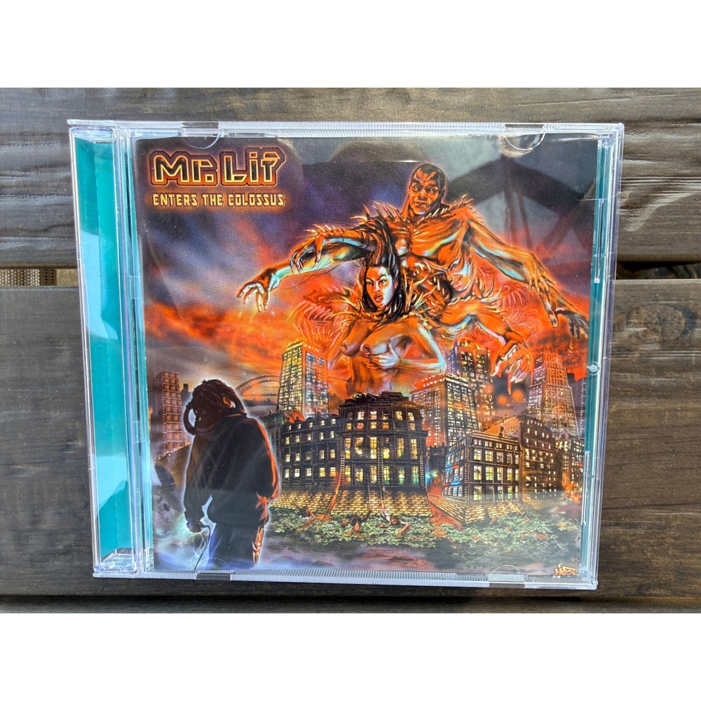 Mr. Lif Enters The Colossus CD 2000 Def Jux Underground Hip Hop El-P DJX003-2